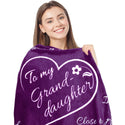 Granddaughter Gift Blanket (Purple)