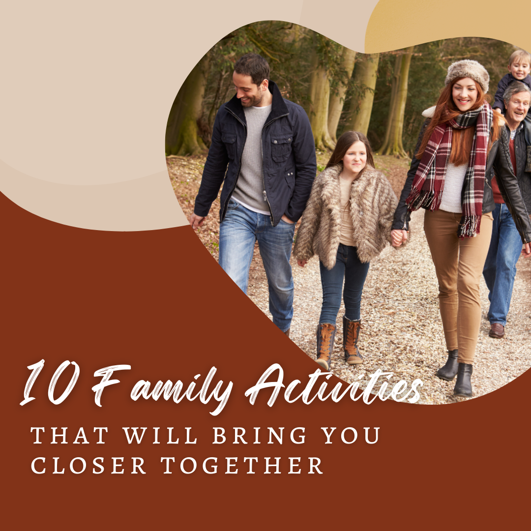 10 Family Activities That Will Bring You Closer Together / a picture of a family walking