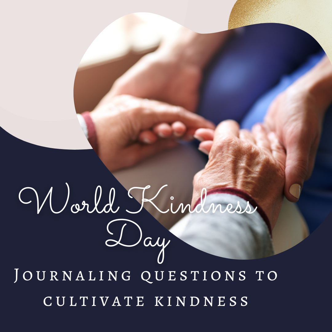 World Kindness Day: Journaling Questions to Cultivate Kindess // picture of two people holding hands