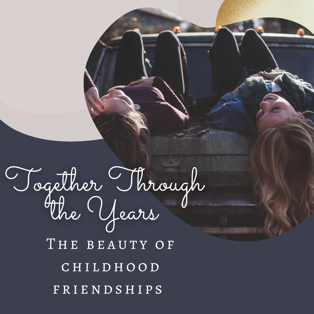 Together Through the Years: The Beauty of Childhood Friendships (Best friends laughing together)