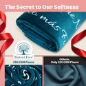 Te Amo Gift Blanket (Coral Blue)