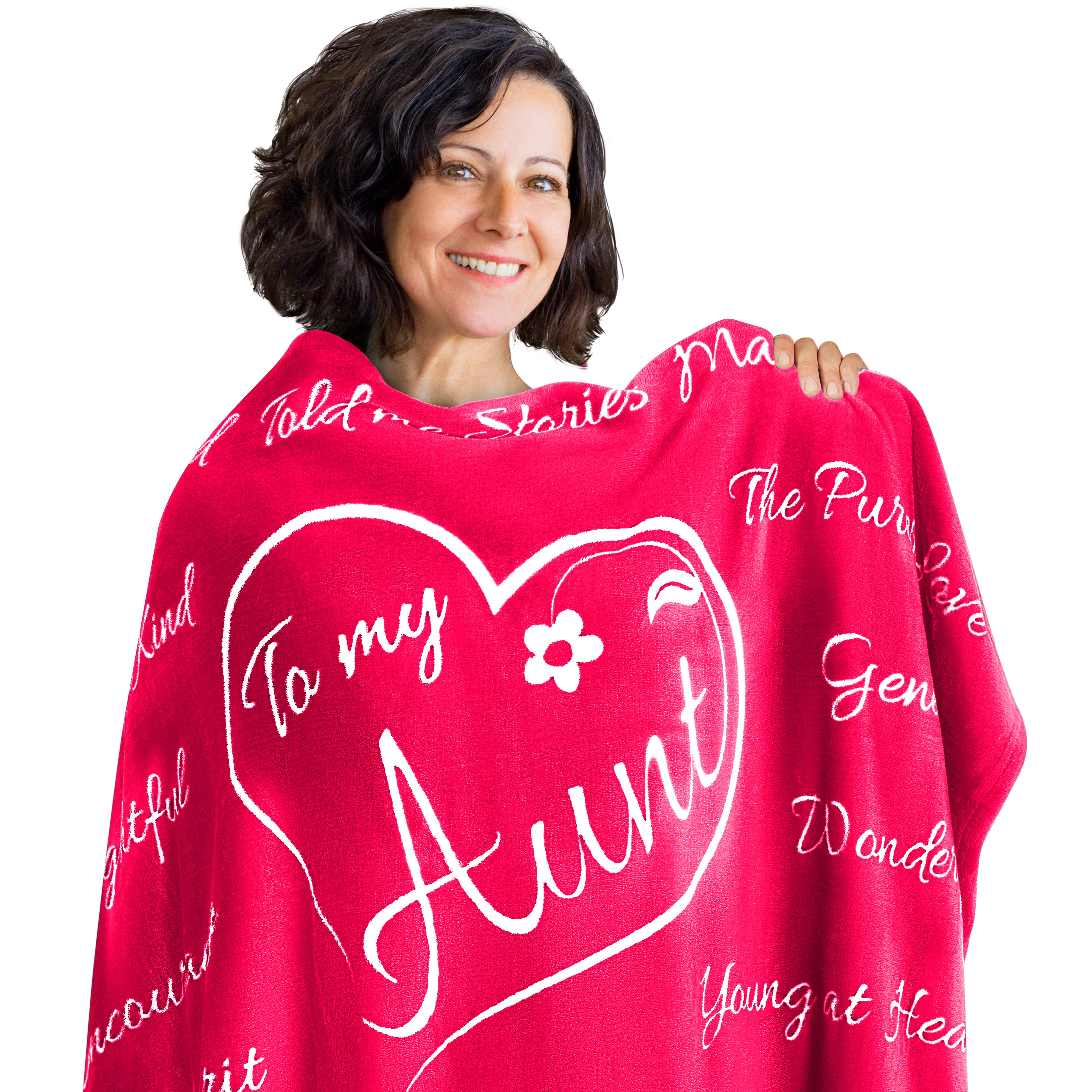 Aunt Gift Blanket (Rose Pink)