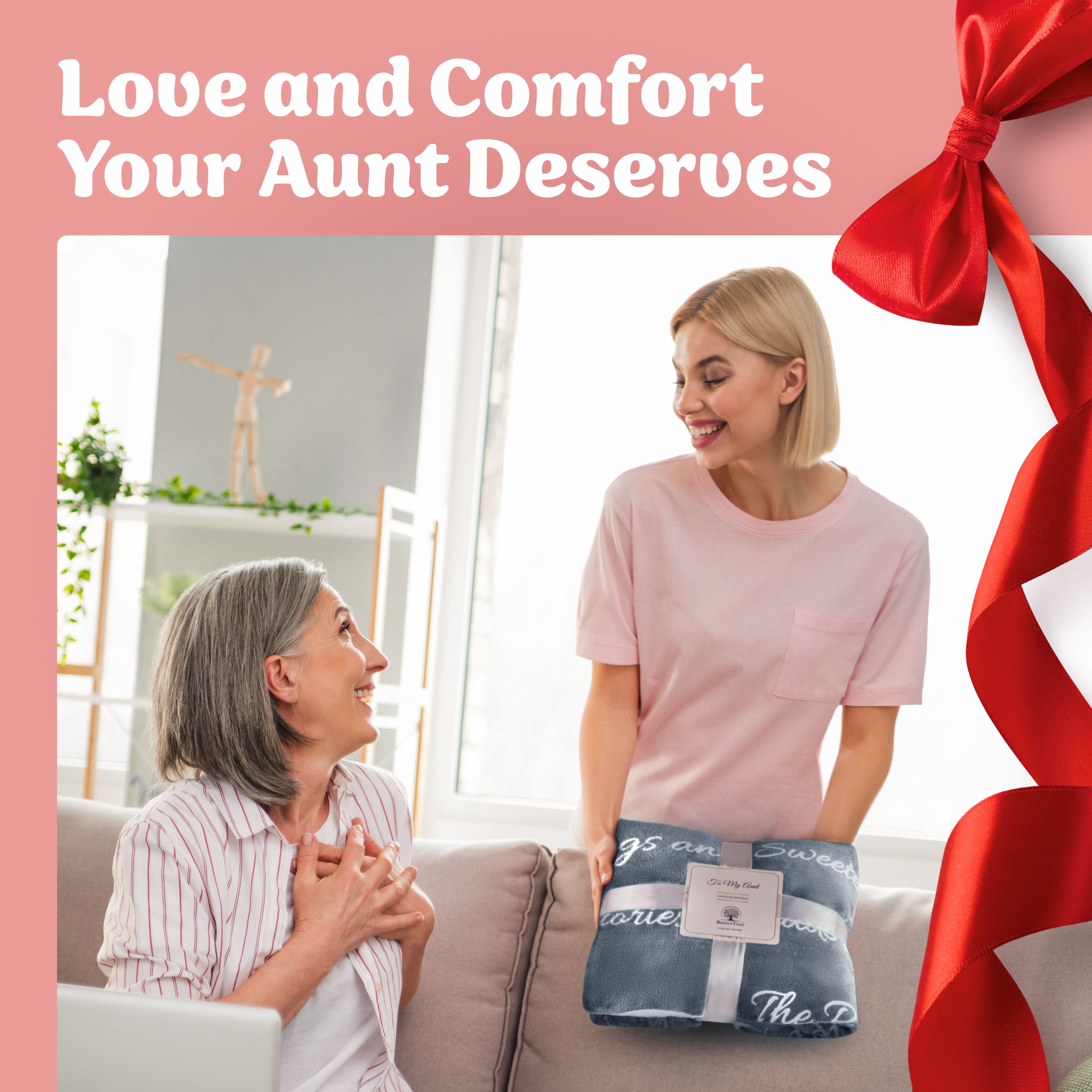 Aunt Gift Blanket (Silver)