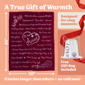 Aunt Gift Blanket (Merlot Red)