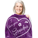 Grandma Gift Blanket (Purple)