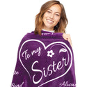 Sister Gift Blanket (Purple)