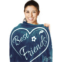 Best Friend Blanket (Coral Blue)