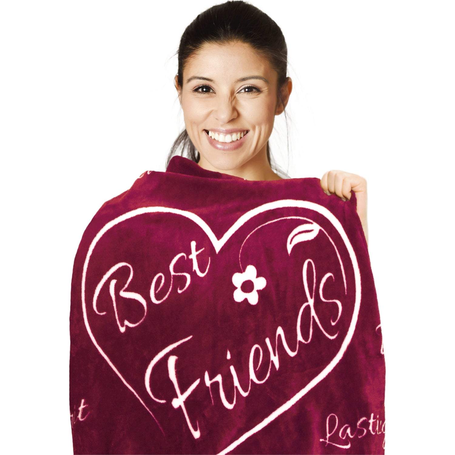 Best Friend Blanket (Merlot Red)
