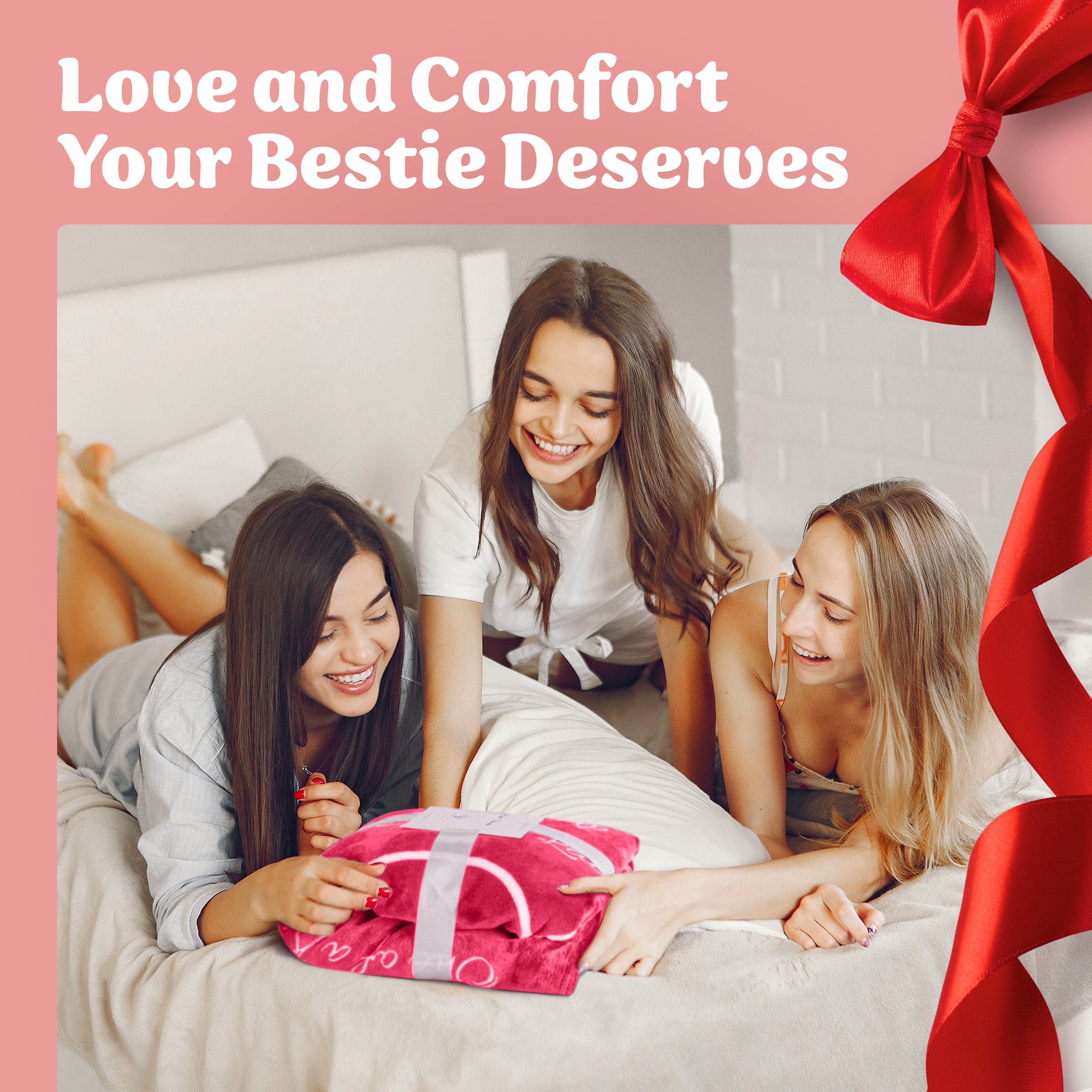 Best Friend Blanket (Classy- Rose Pink)