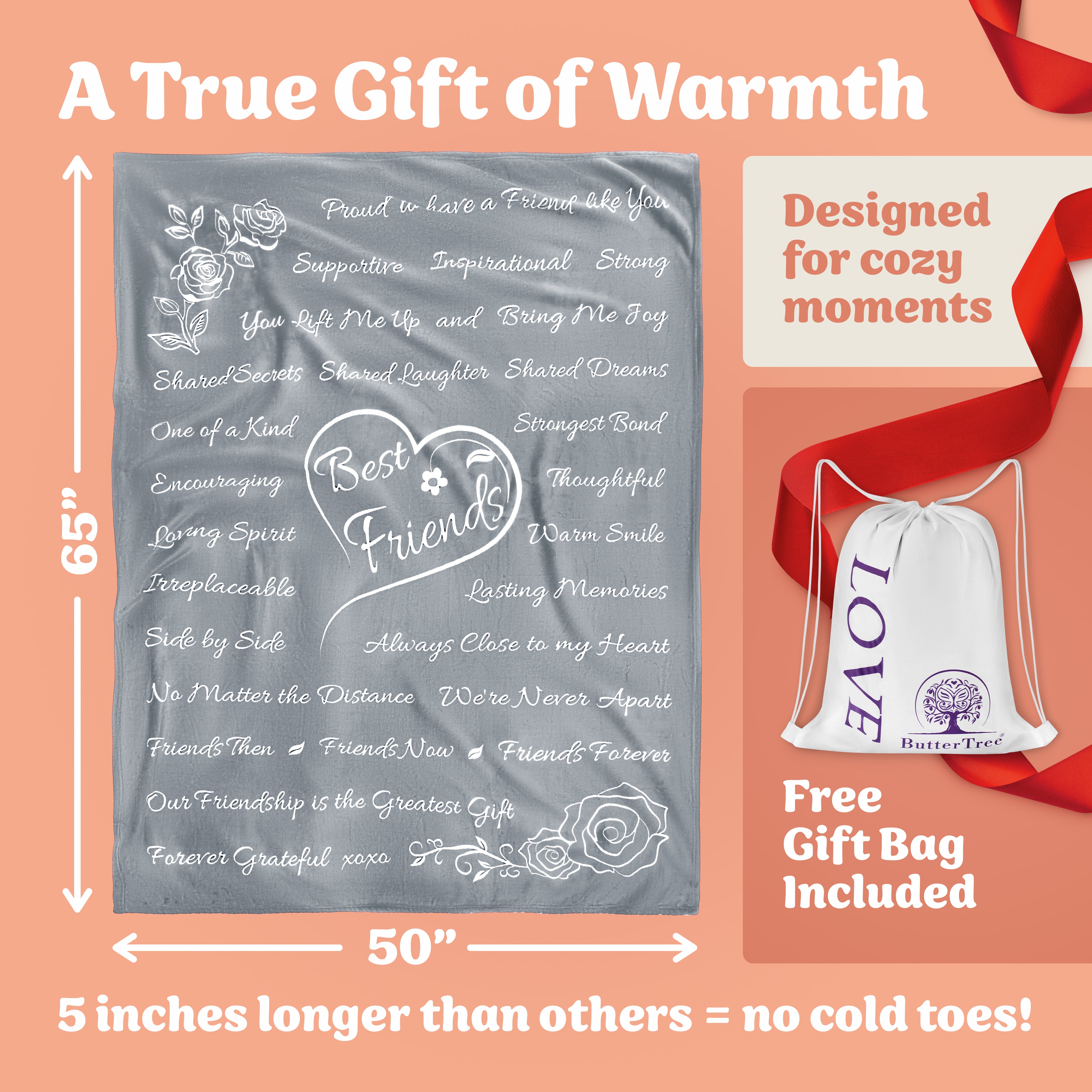 Best Friend Blanket (Silver)