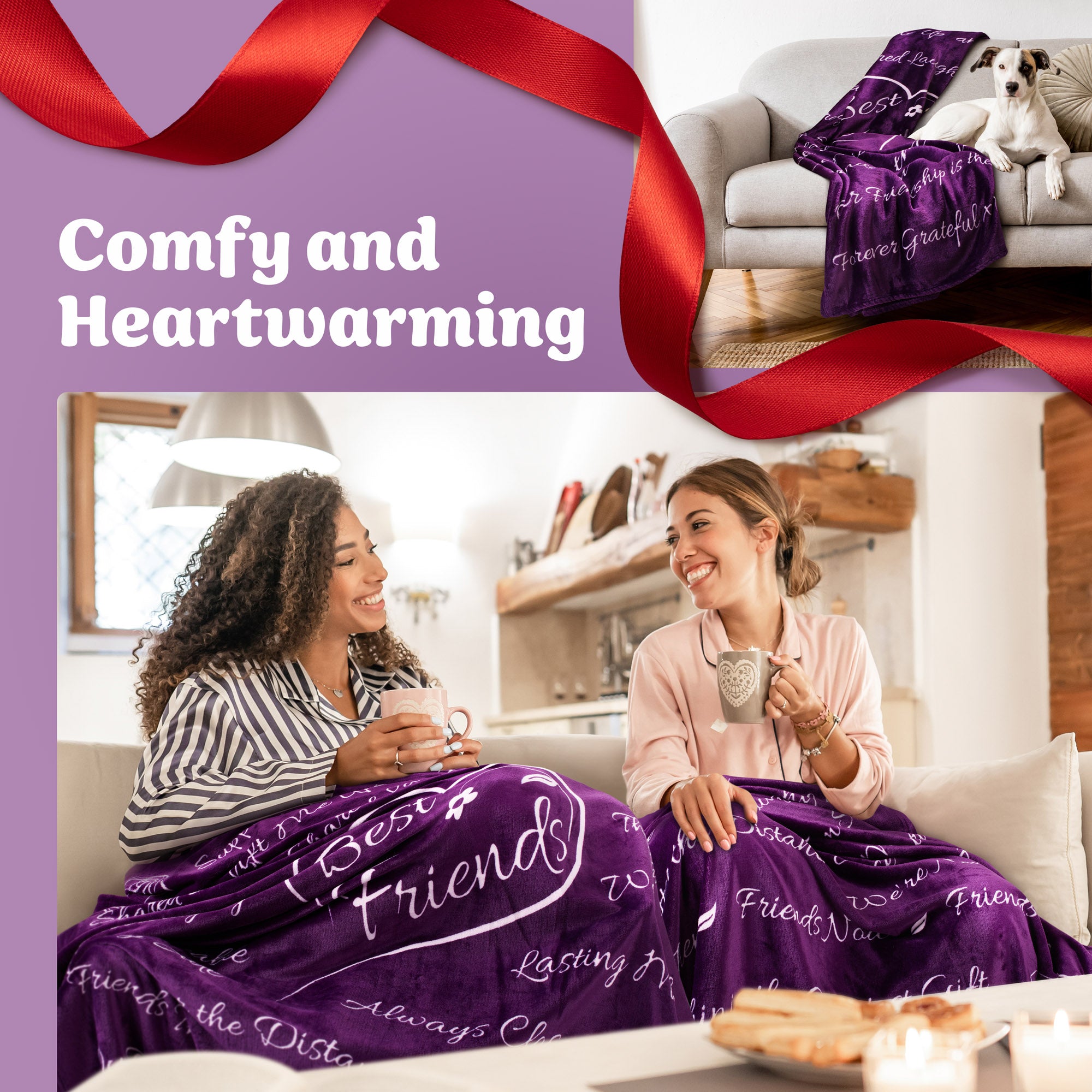 Best Friend Blanket (Aubergine)