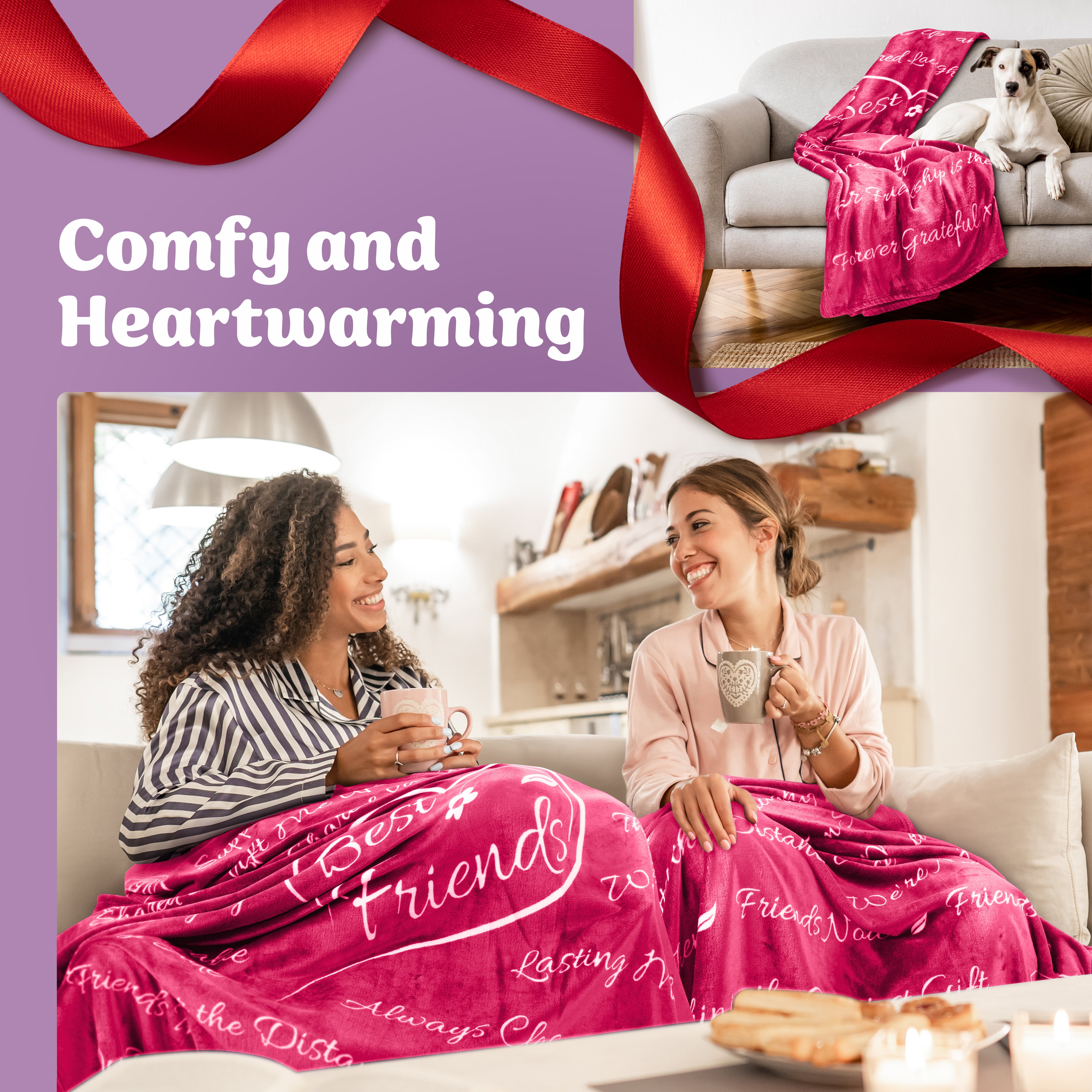 Best Friend Blanket (Classy- Rose Pink)