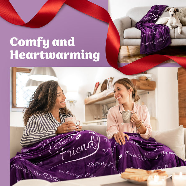 Best Friend Blanket (Aubergine)