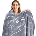 Daughter Gift Blanket (Silver)