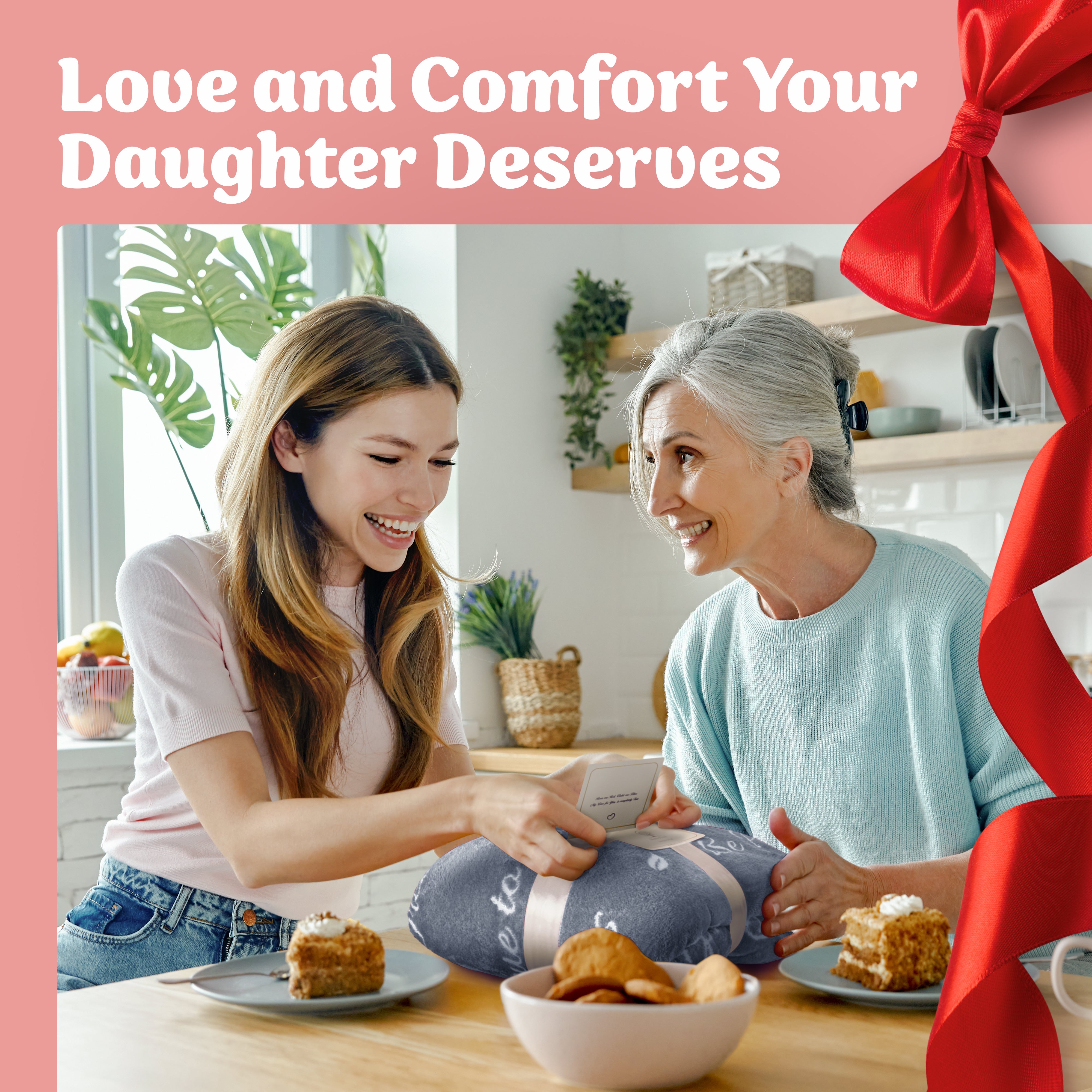 Daughter Gift Blanket (Silver)