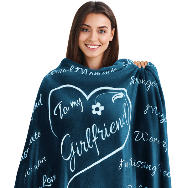 Girlfriend Blanket (Coral Blue)