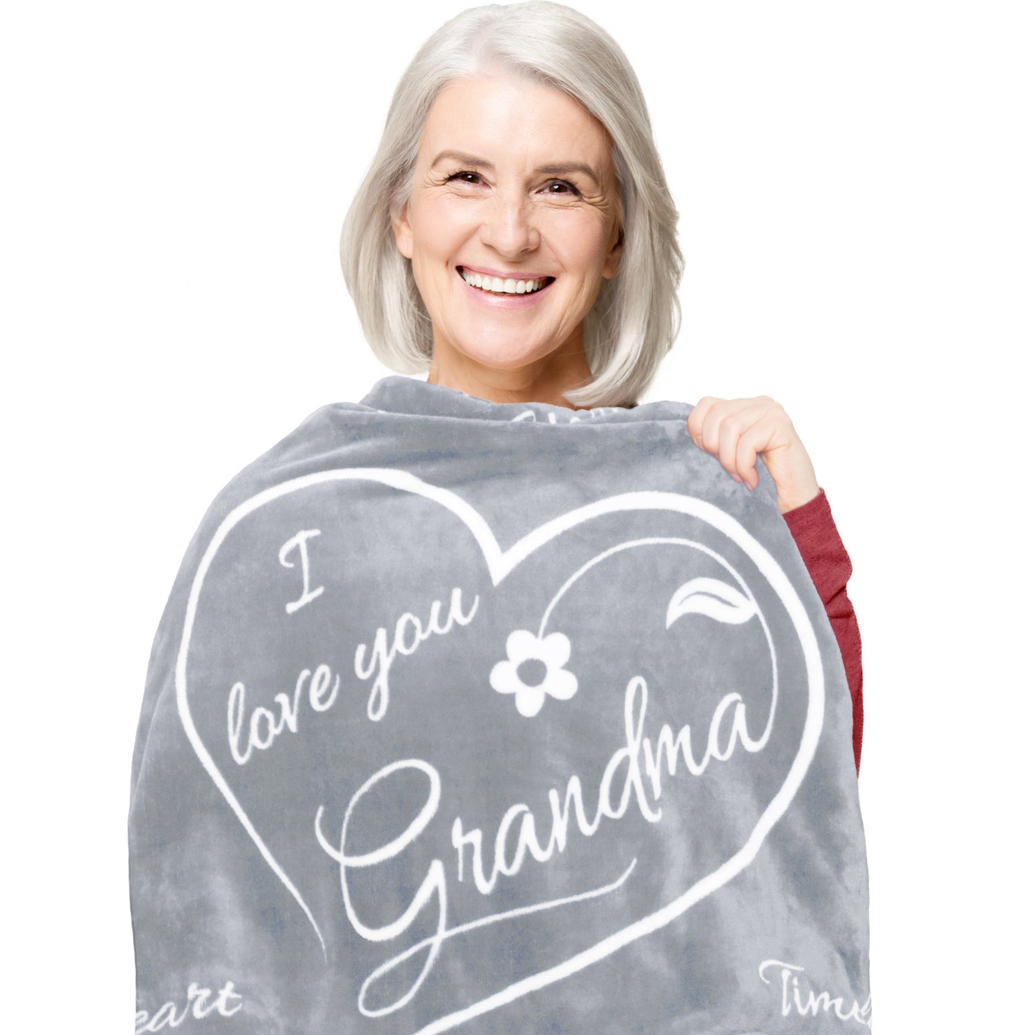 Grandma Gift Blanket (Silver)