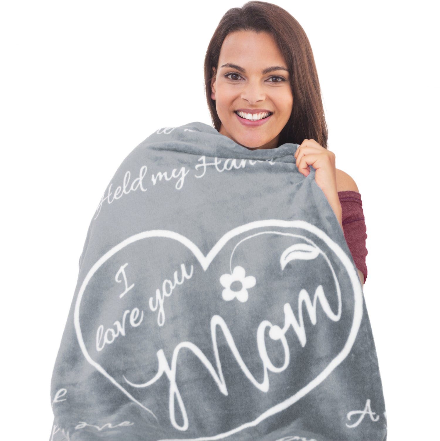 Mom Gift Blanket (Silver)