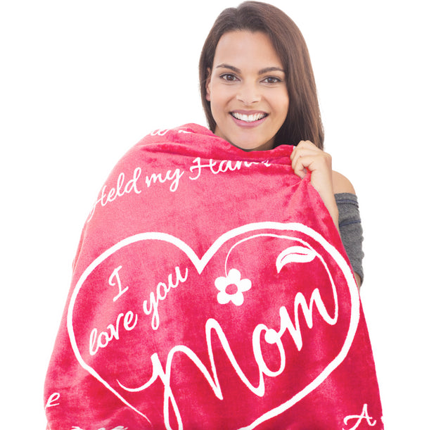 WISH TREE for Mom Blanket, Best Mom Ever Gifts, Birthday Gifts for Mom  Throw Blanket, I Love You Mom Gifts, Unique Mom Gift,Mom Birthday Gifts  from Daughter/Son Soft Throw Blanket 