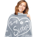 Sister Gift Blanket (Silver)