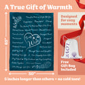 Wife Gift Blanket (Coral Blue)