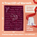Wife Gift Blanket (Merlot Red)