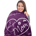 Mom Gift Blanket (Purple)